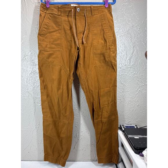 REI Co-op Pants 34x32 Burnt Trailsmith Rust Canvas Hiking Outdoor Jogger Pants - Picture 1 of 5